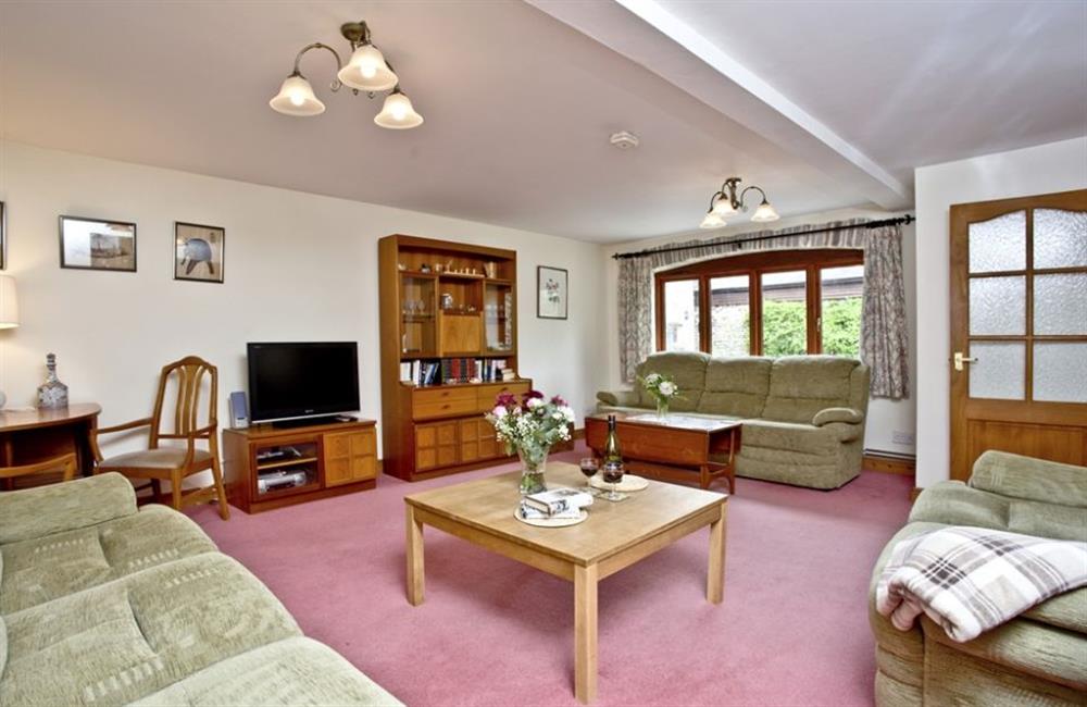 Living room at Buckland Court Cottage, Dartmouth, Devon