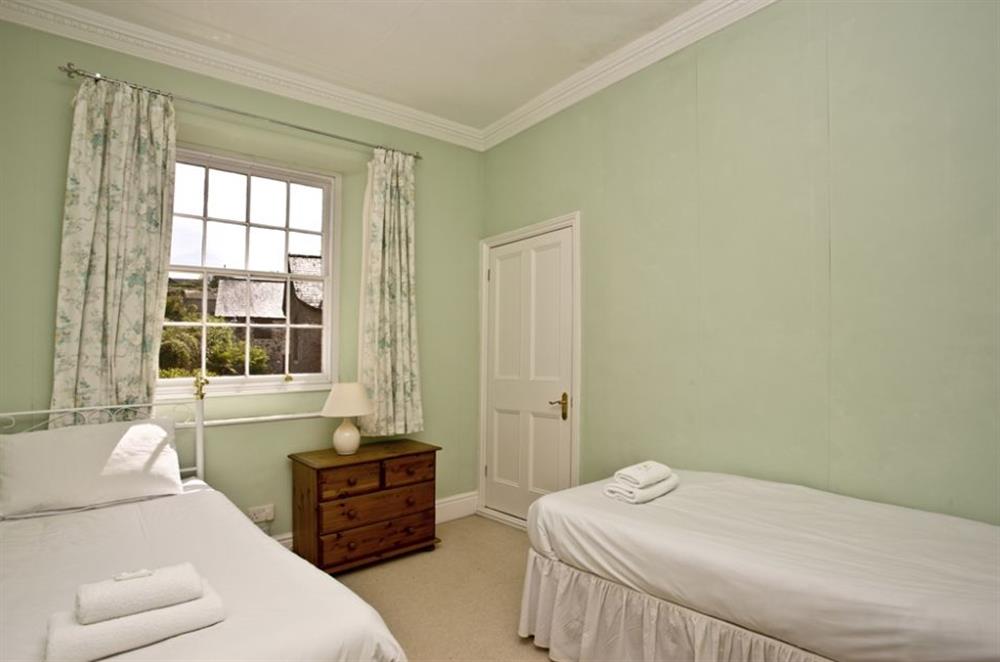 Twin bedroom at Buckland House, Nr Dartmouth, Devon
