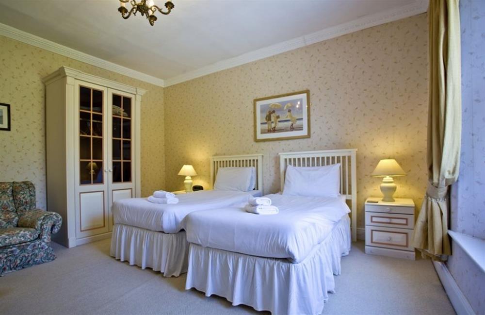 Twin bedroom at Buckland House, Nr Dartmouth, Devon