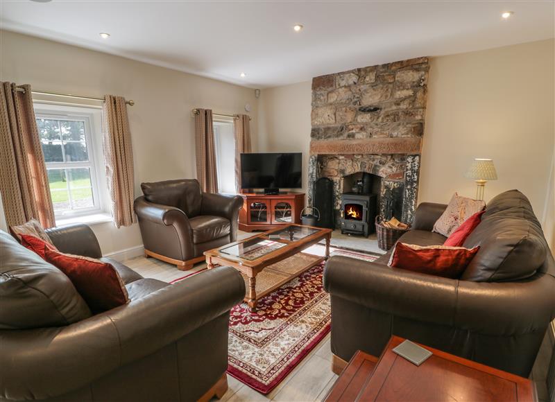Enjoy the living room at Buckled Barn, Carrutherstown near Annan