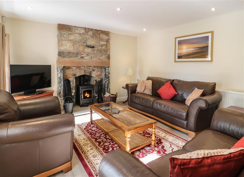 The living area at Buckled Barn, Carrutherstown near Annan