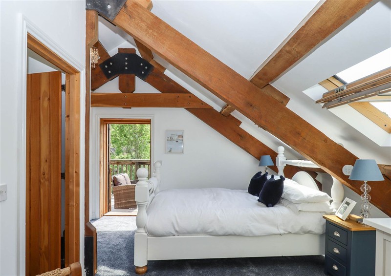This is a bedroom at Buckleigh Lodge, Kingsteignton