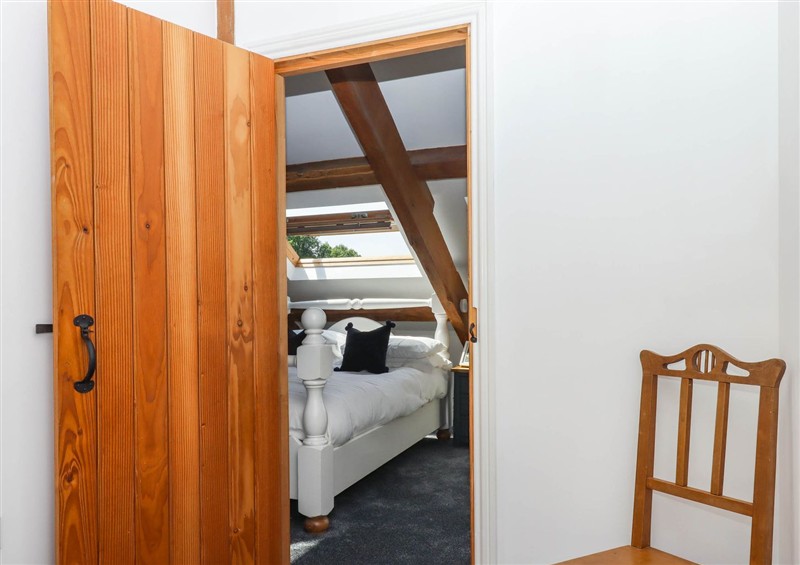 This is the bedroom at Buckleigh Lodge, Kingsteignton
