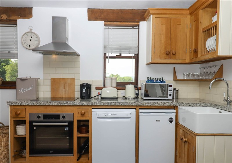 This is the kitchen at Buckleigh Lodge, Kingsteignton