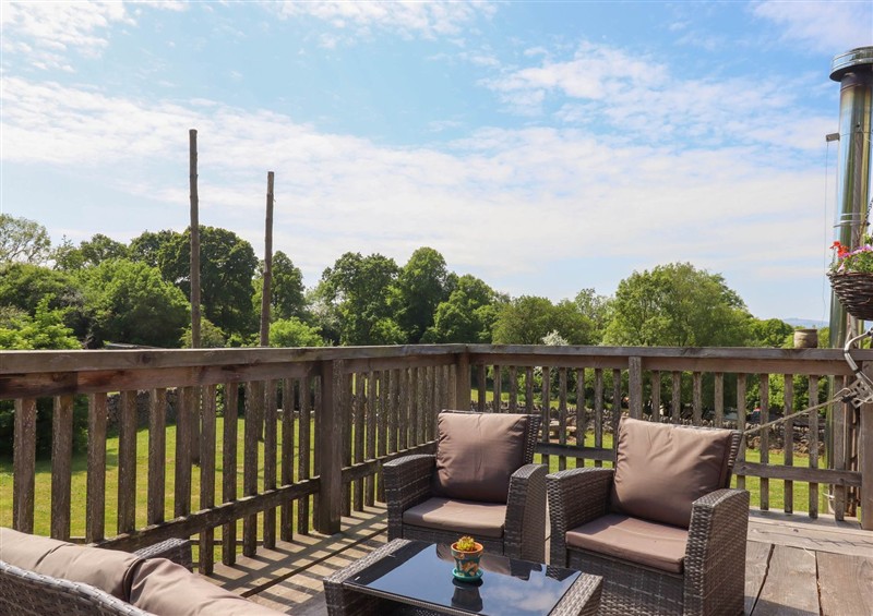 This is the patio at Buckleigh Lodge, Kingsteignton