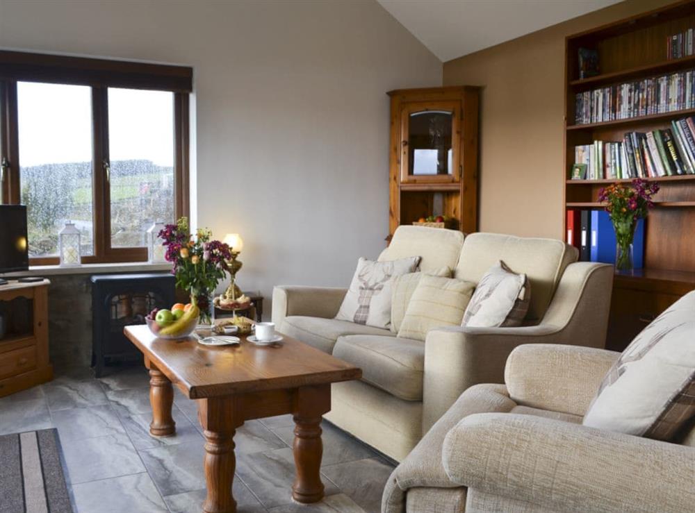 Relaxing living room with amazing views (photo 2) at Buckswell Cottage in Baldersdale, near Barnard Castle, County Durham, England
