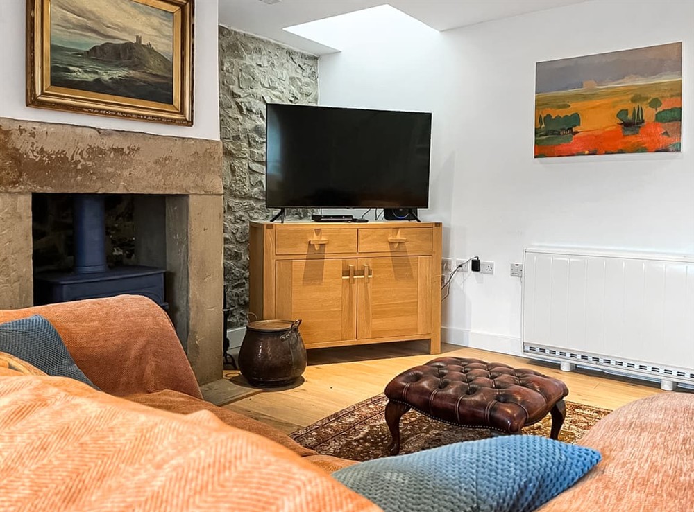 Living area at Budle Cottage in Belford, Northumberland