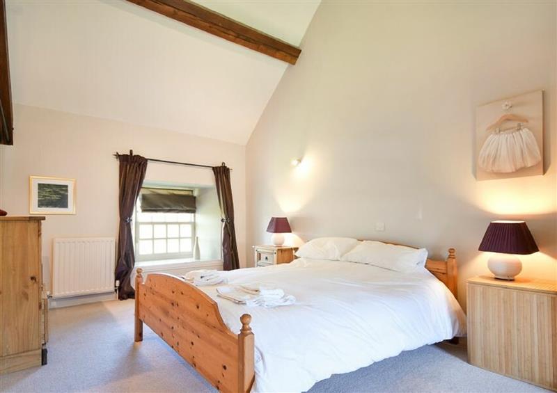 One of the bedrooms at Budle Sands, Bamburgh