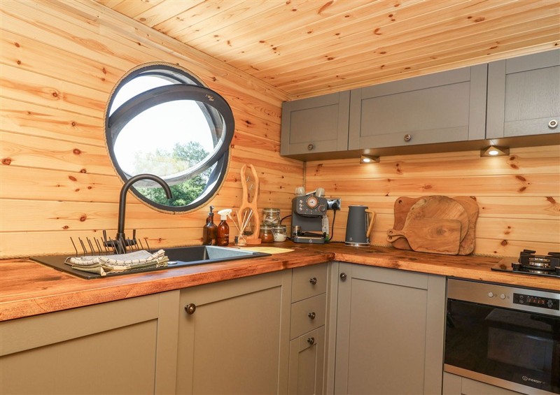 The kitchen at Bugley Pools Hideaway, Bugley near Gillingham