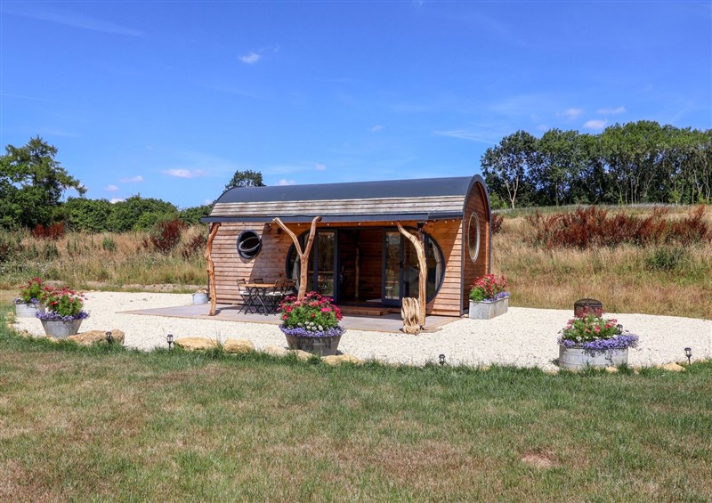 This is the setting of Bugley Pools Hideaway at Bugley Pools Hideaway, Bugley near Gillingham