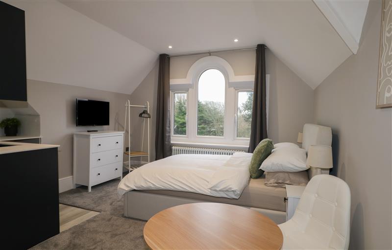 This is a bedroom at Building 5, Flat 8, Third Floor Stuio apartment, 1 bedroom, Seaford