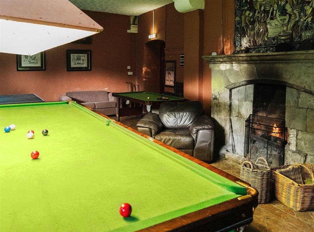 Games room at Bulkeley Wing in Market Drayton, Shropshire., Great Britain