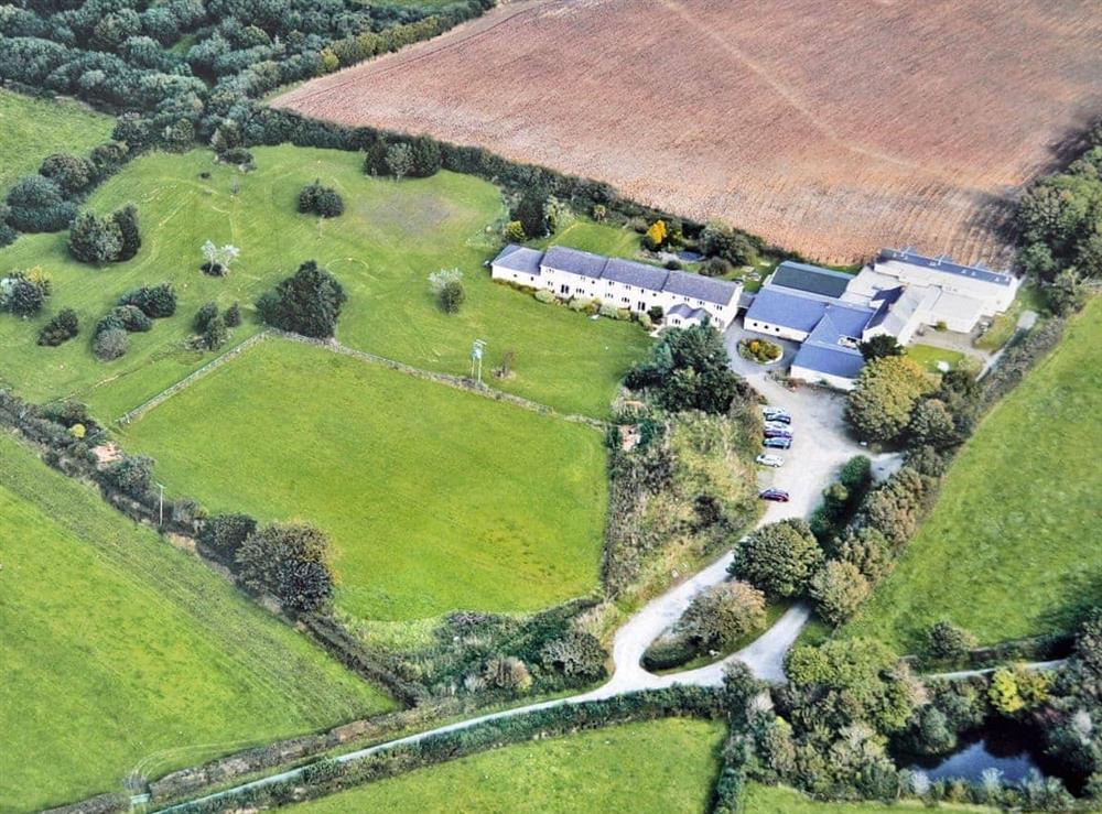 Moorhead Farm - Aerial view at Bullfinch in Woolsery, near Clovelly, Devon