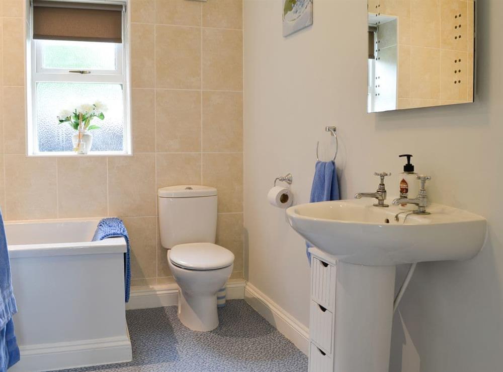 Lovely bathroom at Bullions Farm Cottage in Consett, County Durham, Northumberland