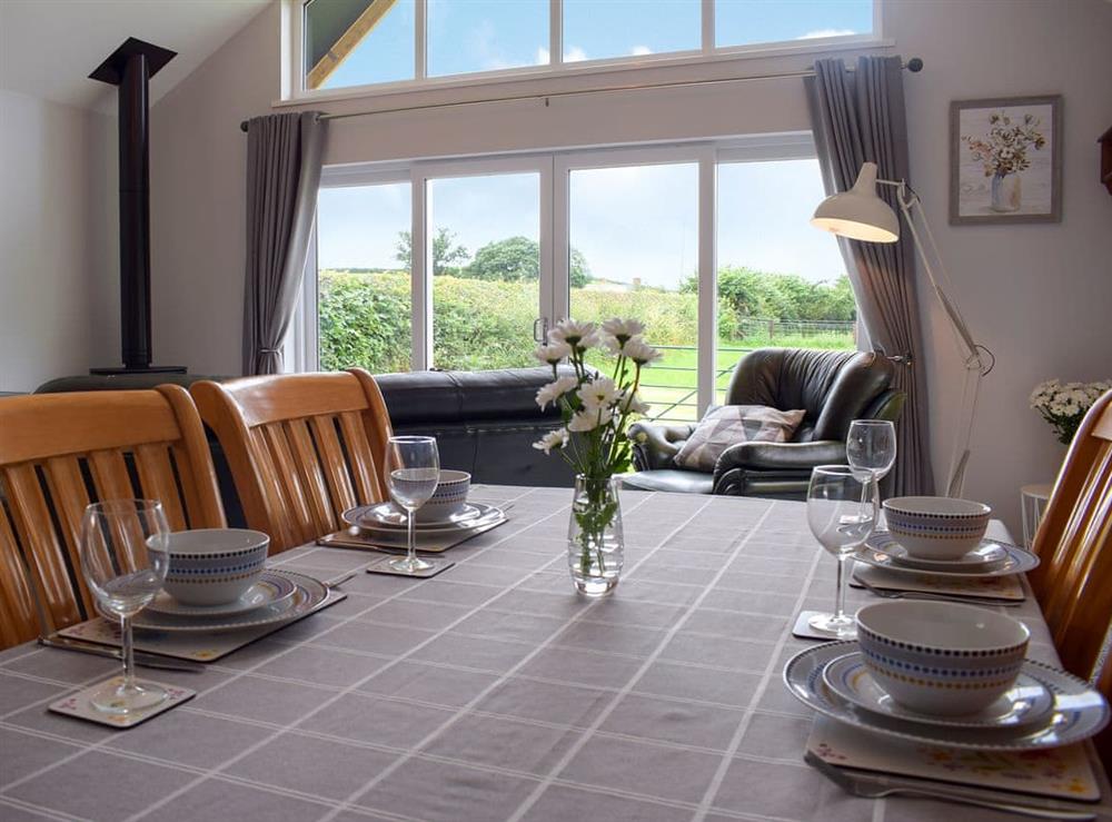 Dining Area at Bumble Lodge in Crickheath, near Oswestry, Shropshire