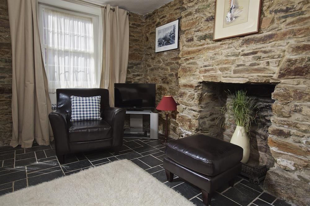 Cosy sitting area of lounge/dining room (photo 3) at Bumblebee Cottage in 7 Shadycombe Road, Salcombe