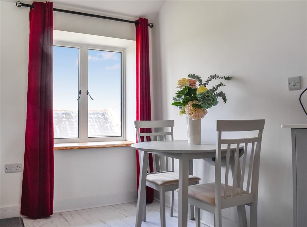 Dining Area at Bumblebee Cottage in Inwardleigh, near Okehampton, Devon