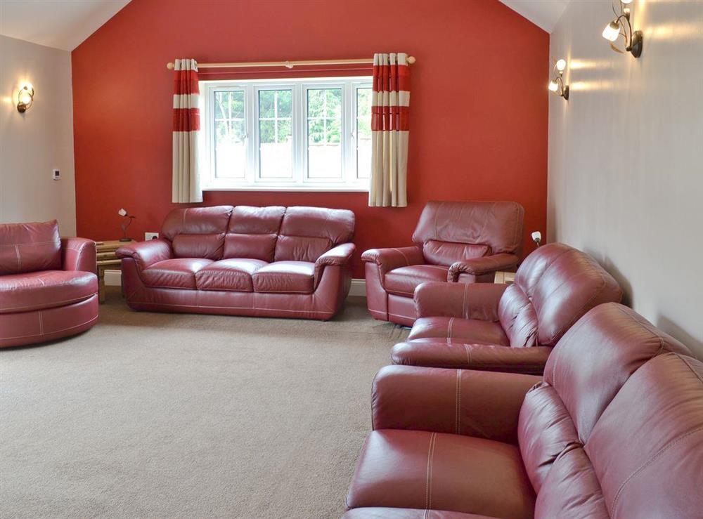 Spacious living room at Bumblebee Cottage in Skipsea, near Hornsea, North Humberside