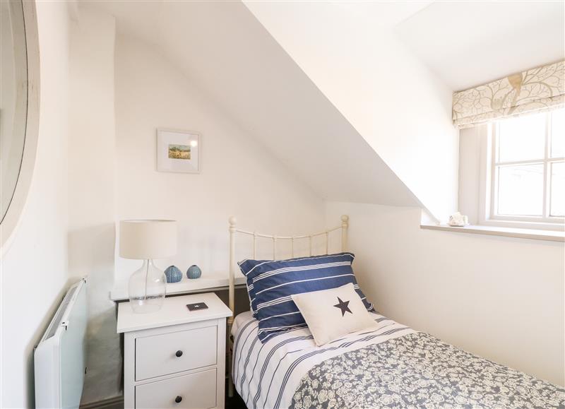 One of the bedrooms at Bumblebee Cottage, South Creake near Burnham Market