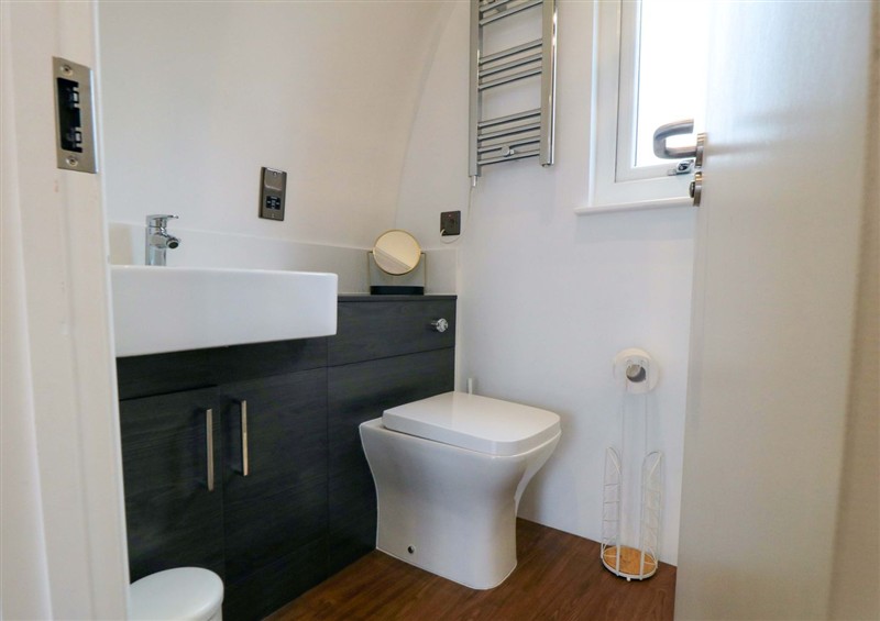 Bathroom at Bumblebee Glamping Pod, Thornton Dale