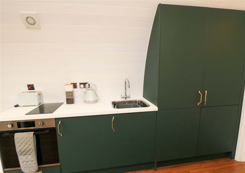 Kitchen at Bumblebee Glamping Pod, Thornton Dale