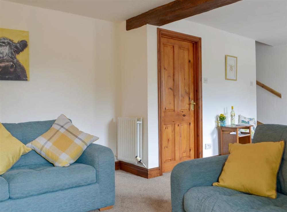 Comfortable living room at Bumblebee Nook in Yanwath, near Penrith, Cumbria