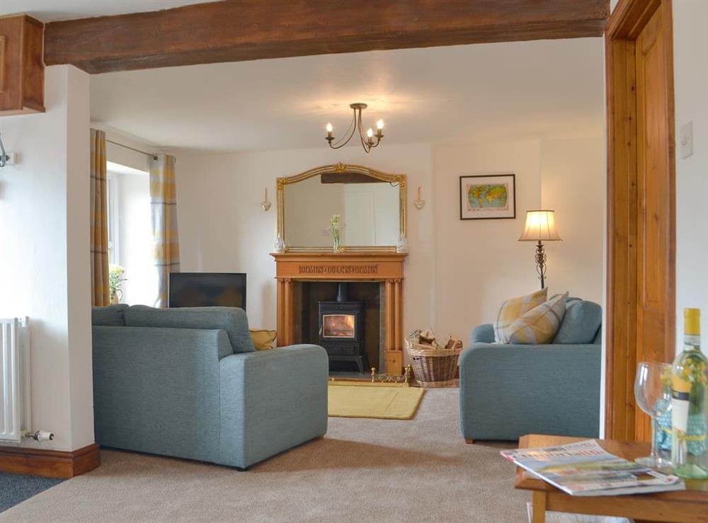 Spacious living room at Bumblebee Nook in Yanwath, near Penrith, Cumbria