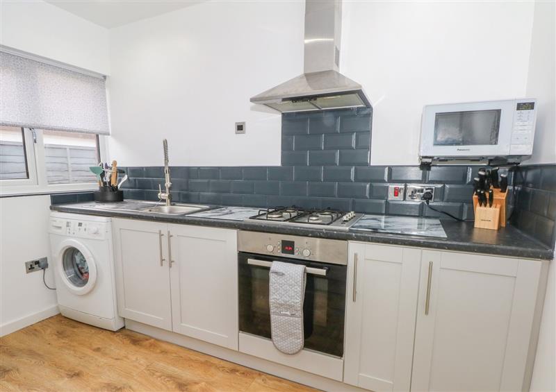 This is the kitchen at Bungalow by the Sea, Thornton-Cleveleys