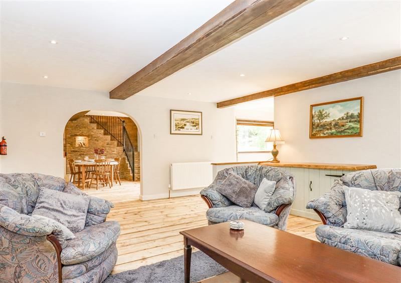Relax in the living area at Bunts Barn, Northlew near Hatherleigh