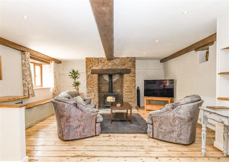 This is the living room at Bunts Barn, Northlew near Hatherleigh