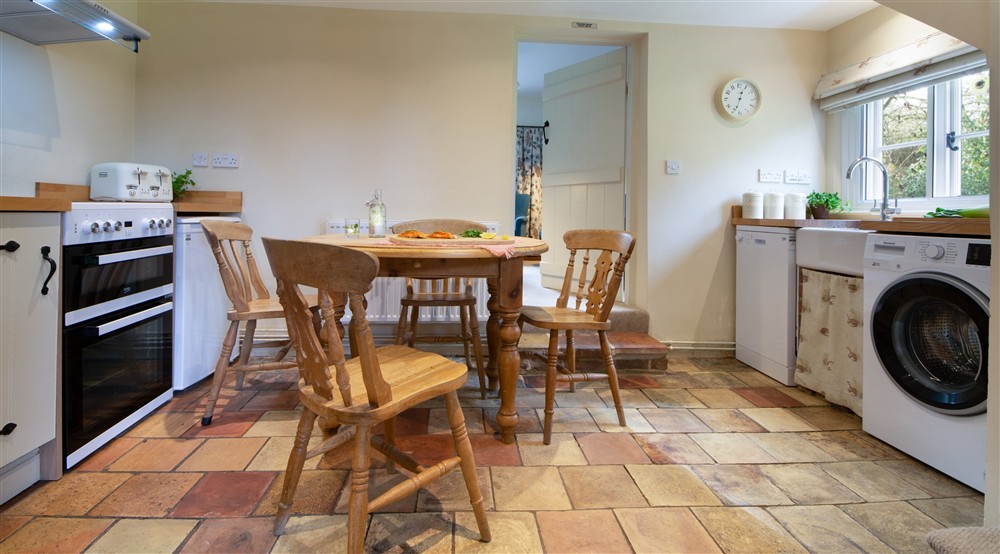 The kitchen and dining room at Bureside in Norwich, Norfolk