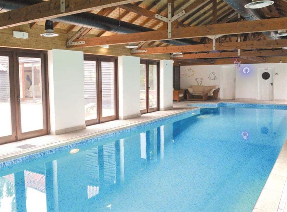 Swimming pool at Burfields Barn in Botesdale, near Diss, Suffolk