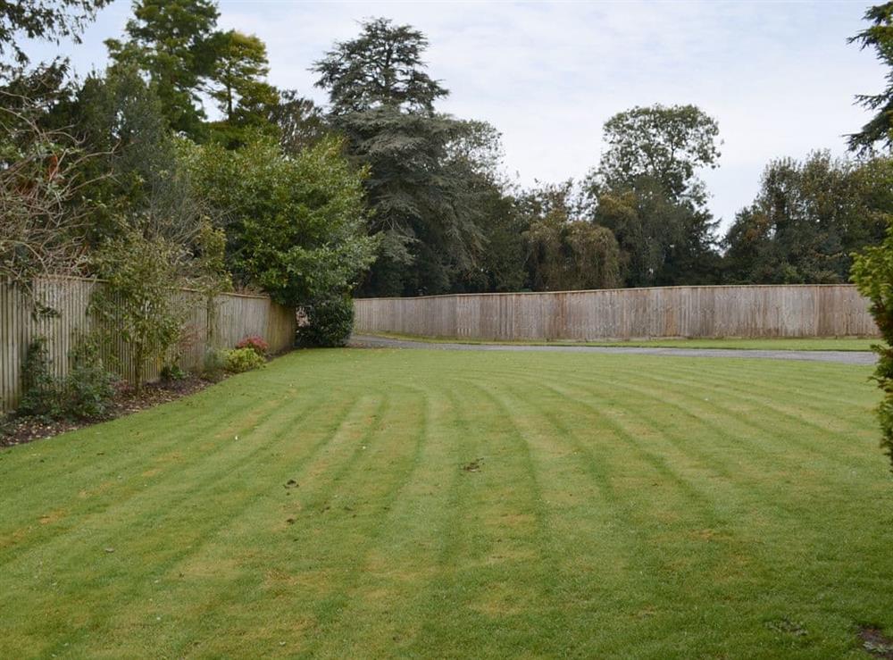 Lawned garden area at Chester, 