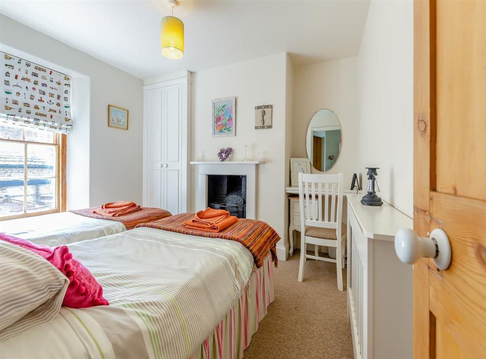 Twin bedroom at Burghley Lane Townhouse in Stamford, Lincolnshire