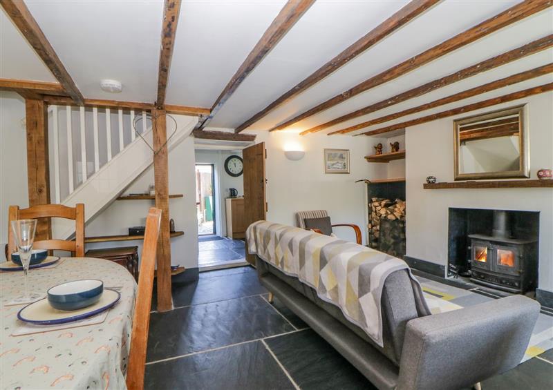 The living room at Burham Cottage, Walkhampton near Yelverton