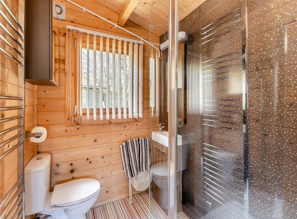 Shower room at Burn Lodge in Haltwhistle, Northumberland