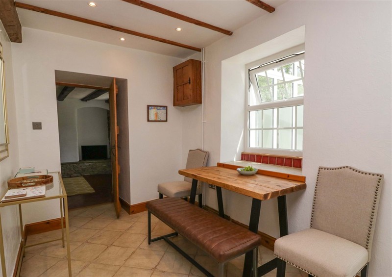The dining room at Burnbank Cottage, Lindale near Grange-Over-Sands