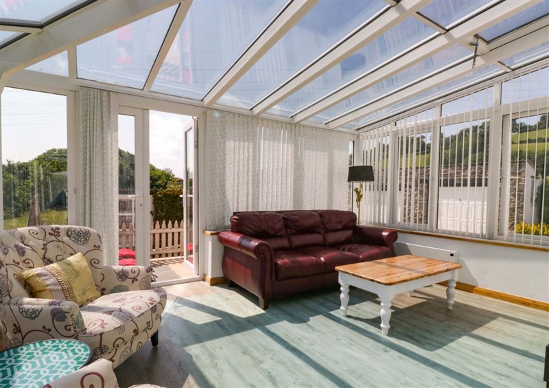 The living area at Burnbank Cottage, Lindale near Grange-Over-Sands