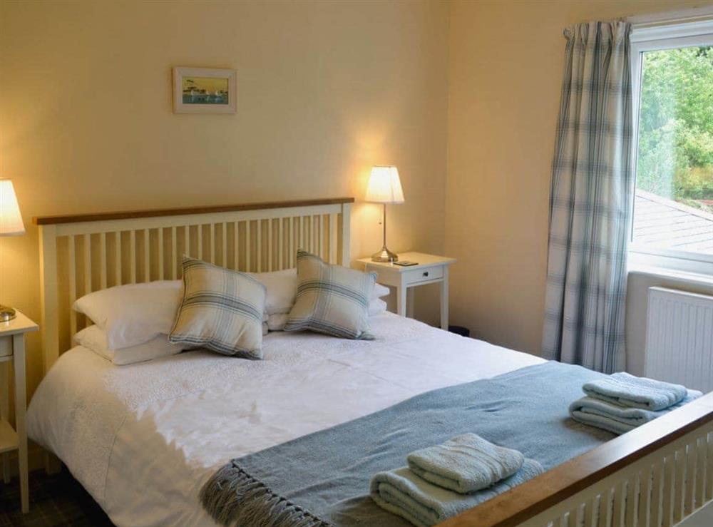 Double bedroom at Burnbank in Kirkgunzeon, near Dalbeattie, Dumfriesshire