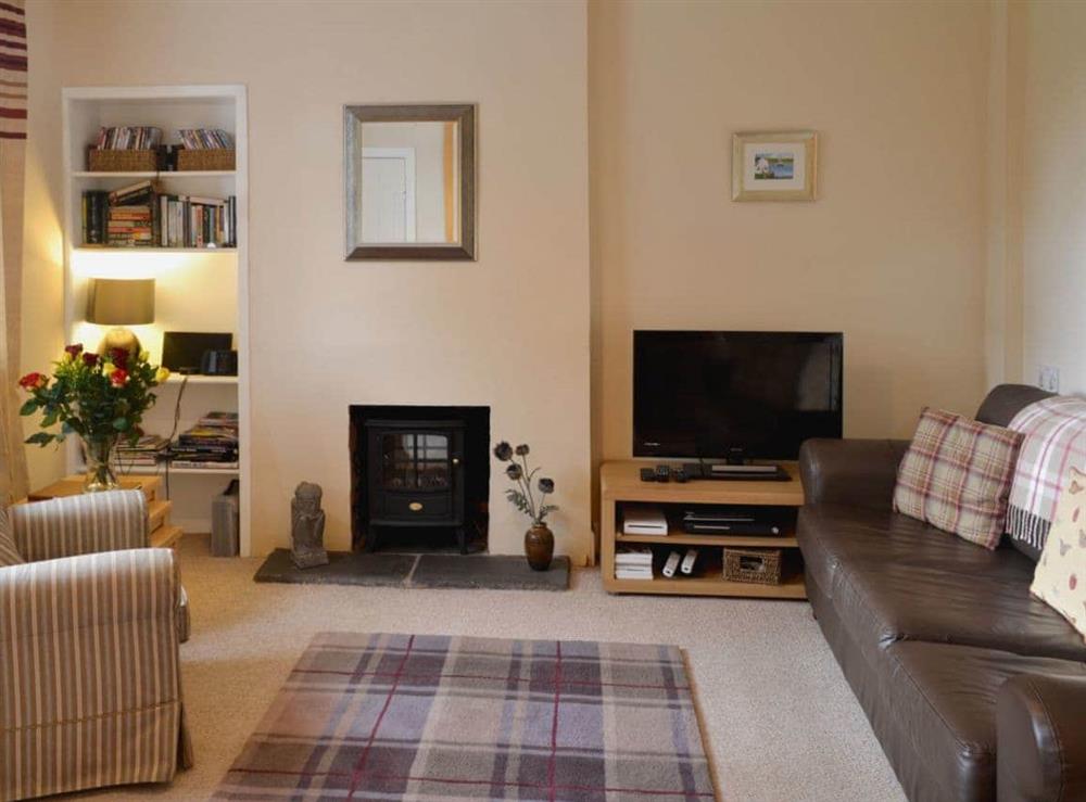 Living room at Burnbank in Kirkgunzeon, near Dalbeattie, Dumfriesshire