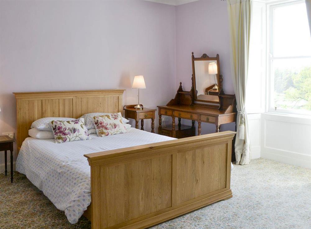 Comfortable double bedroom at Burnfoot of Cluden in Holywood, by Dumfries, Dumfriesshire