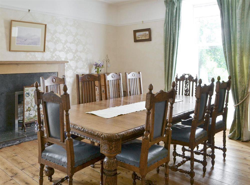 Large dining room at Burnfoot of Cluden in Holywood, by Dumfries, Dumfriesshire