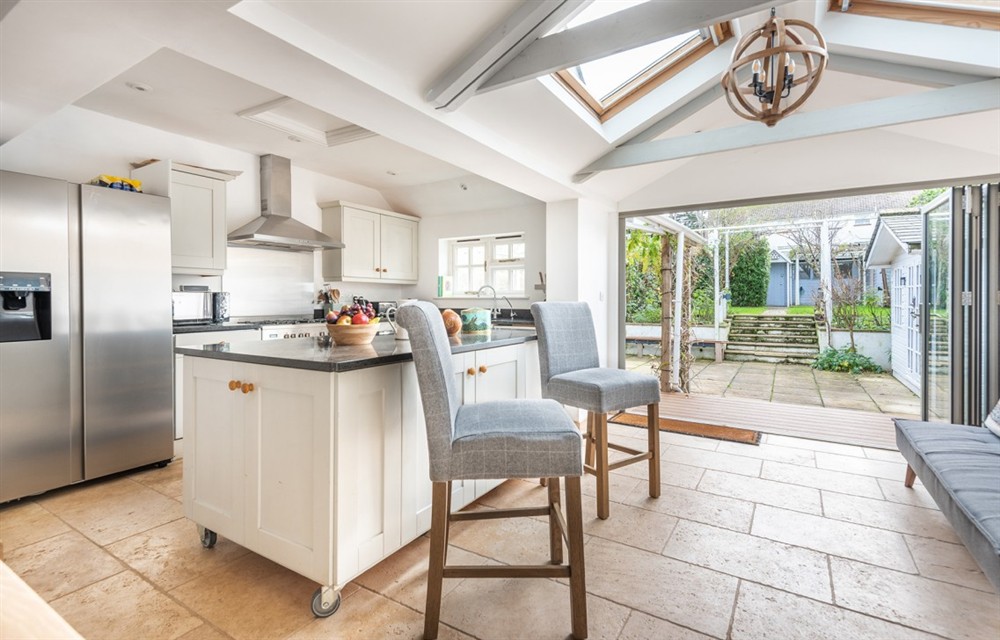 Kitchen at Burnlee in Salcombe