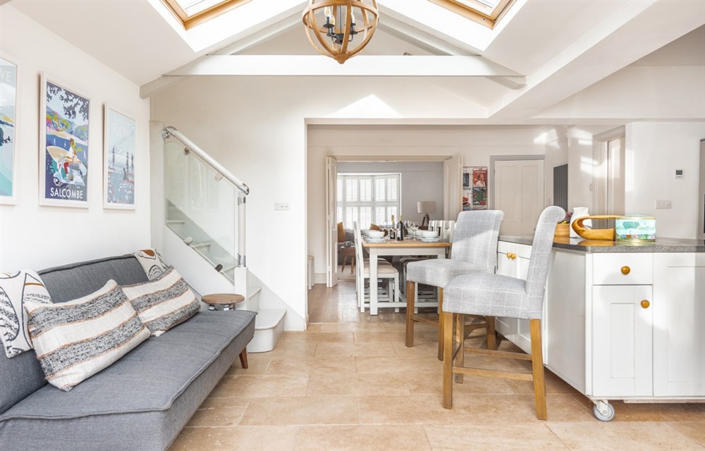 The living area (photo 2) at Burnlee in Salcombe