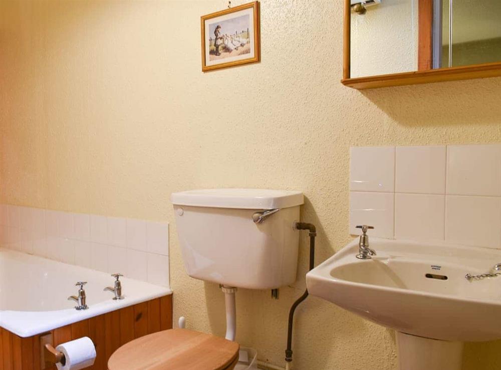 Bathroom at Burnmouth in Glenprosen, near Kirriemuir, Angus
