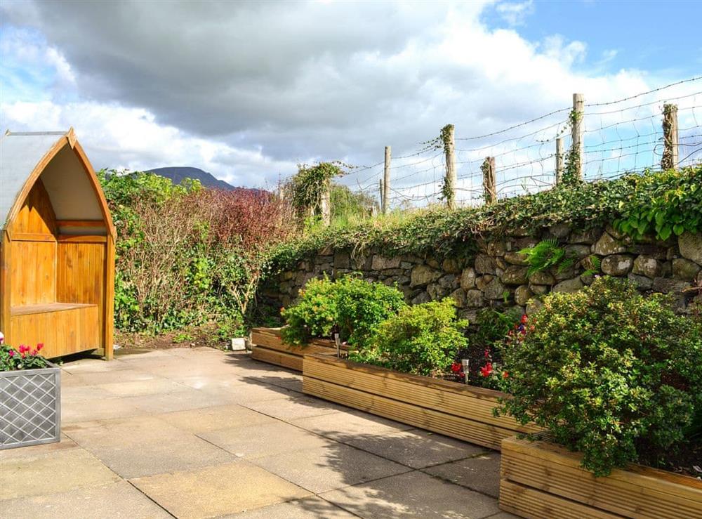 Beautifully presented garden at Burns Knott in Keswick, Cumbria