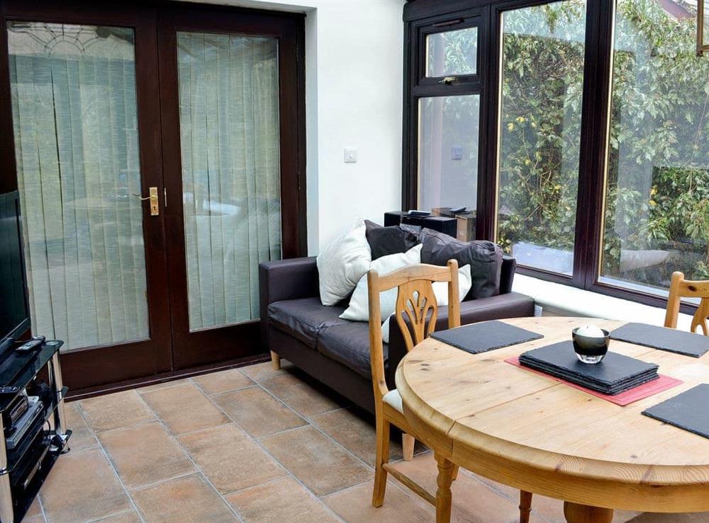 Relaxing conservatory at Burnside in Dumfries, Dumfriesshire