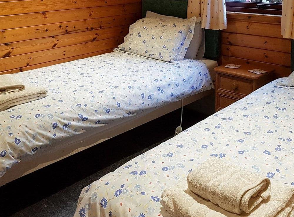 Twin bedroom at Burnside in Garboldisham, near Diss, Norfolk