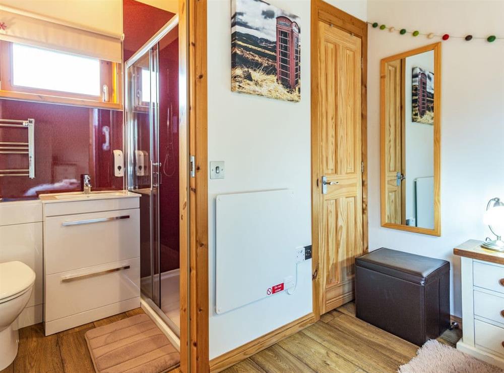 En-suite at Burnside Lodge in Torlundy, near Fort William, Inverness-Shire