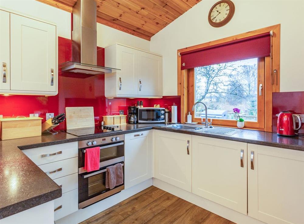 Kitchen at Burnside Lodge in Torlundy, near Fort William, Inverness-Shire